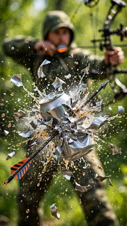 Moving-Target Archery Trick Shots