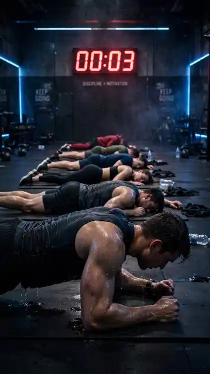 Last-Man-Standing Plank Marathon