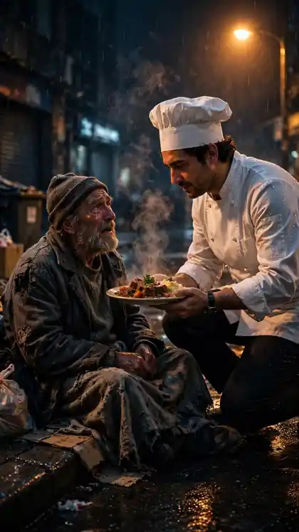 Chef Serves a Feast to the Homeless