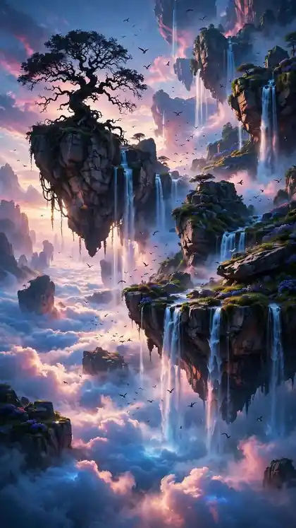Floating Islands Above the Clouds