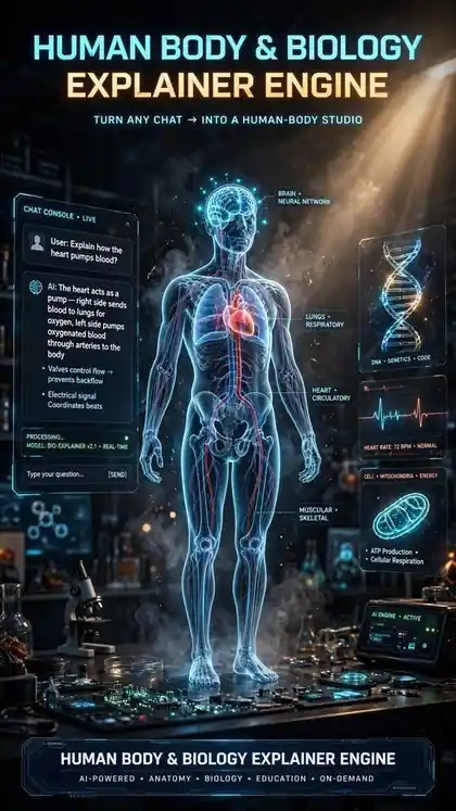 Human Body & Biology Explainer Engine