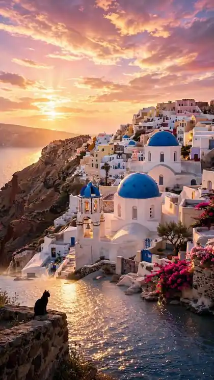 Santorini Sunrise Timelapse