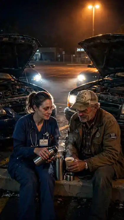 Two Strangers, One Parking Lot Confession