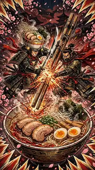 Anime Noodle Samurai Showdown