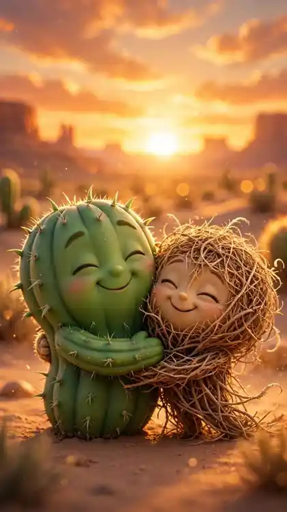 The Cactus Who Wanted a Hug