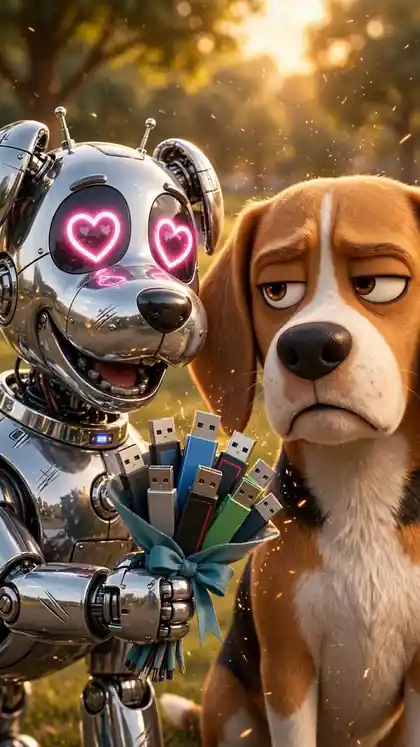 Robot Dog's Park Date