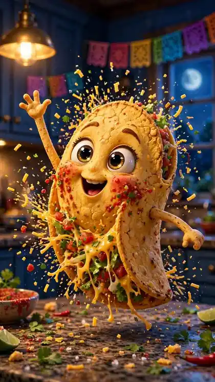 Pixar-Style Taco Dance Party