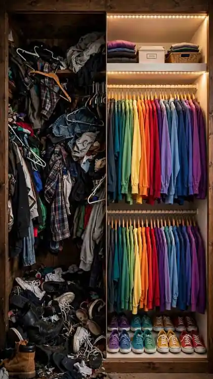 Chaotic Closet to Boutique-Worthy Wardrobe