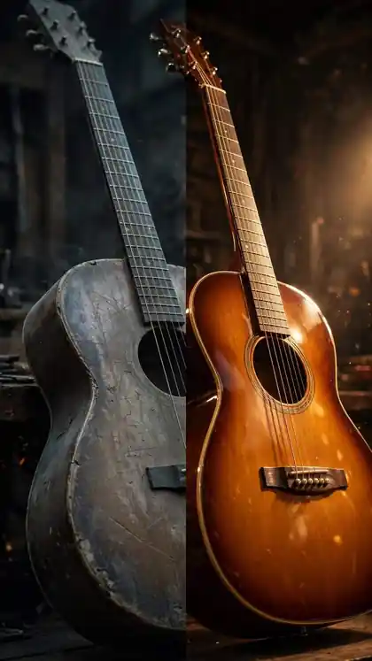 Worn Guitar Refinished to Stage-Ready Shine